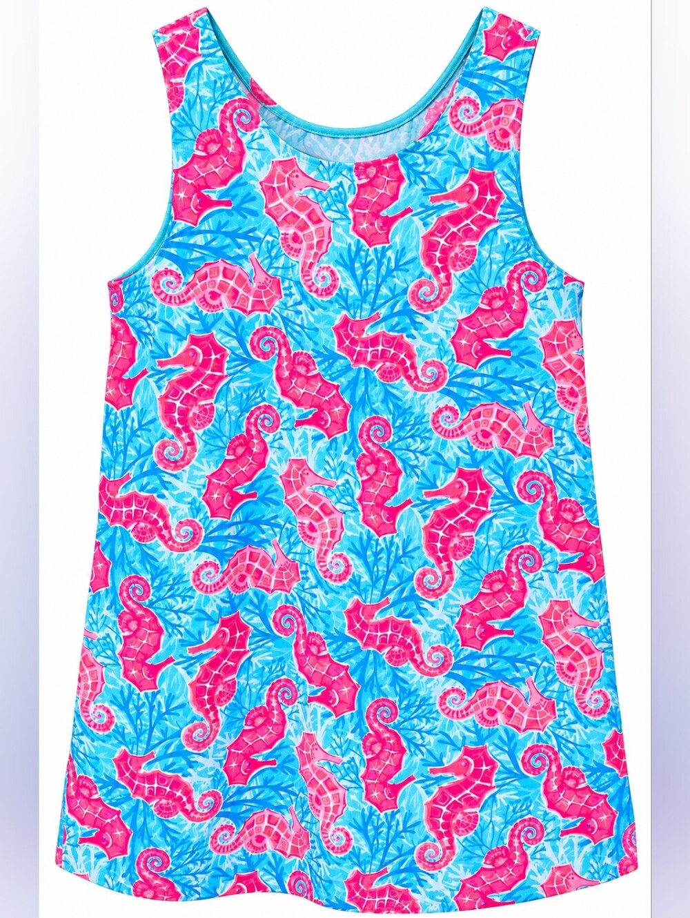 Tommy Bahama Girls Dress Lilly Pulitzer Seahorse Size 8